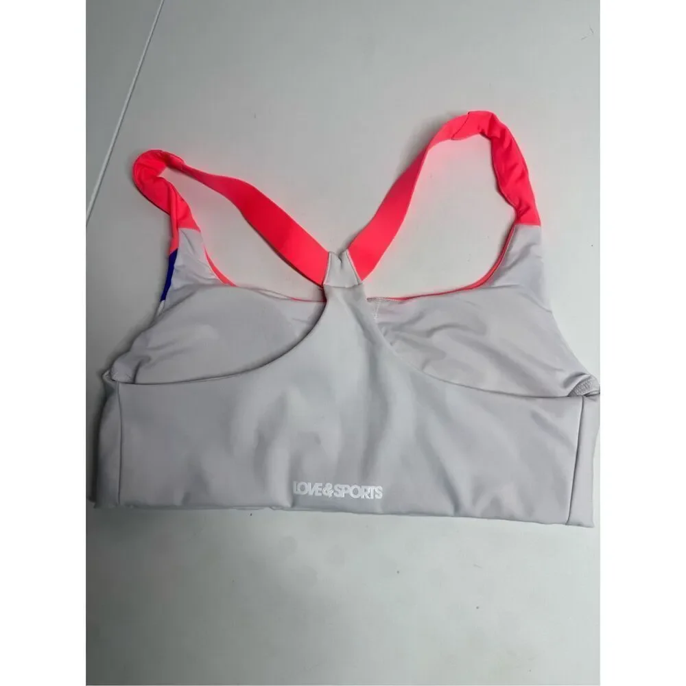 Love & Sports Women's Sophia Compression Sports Bra Size M
